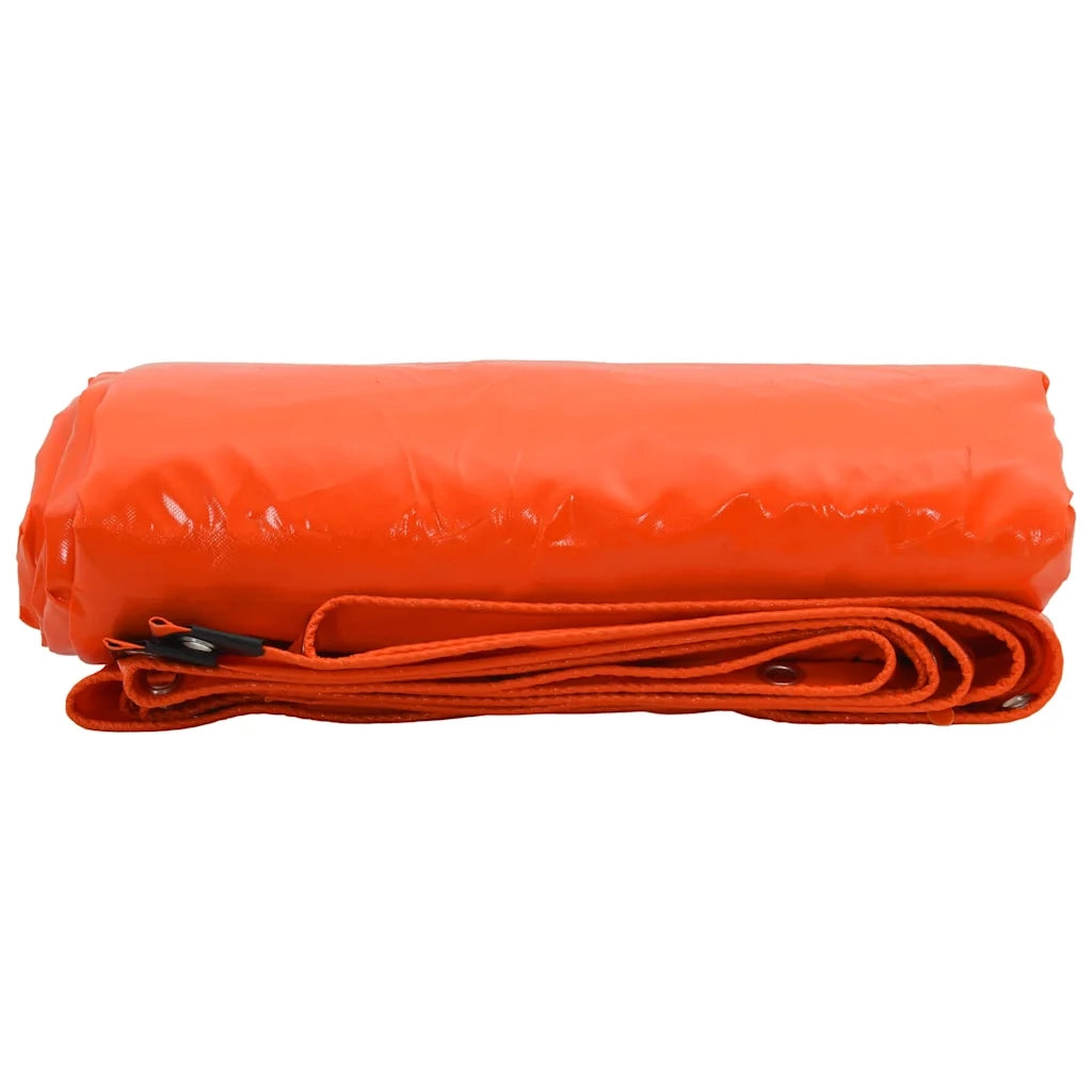 Telo 650g / m² Arancione 2 x 3 m Tela con rivestimento in PVC 42017777