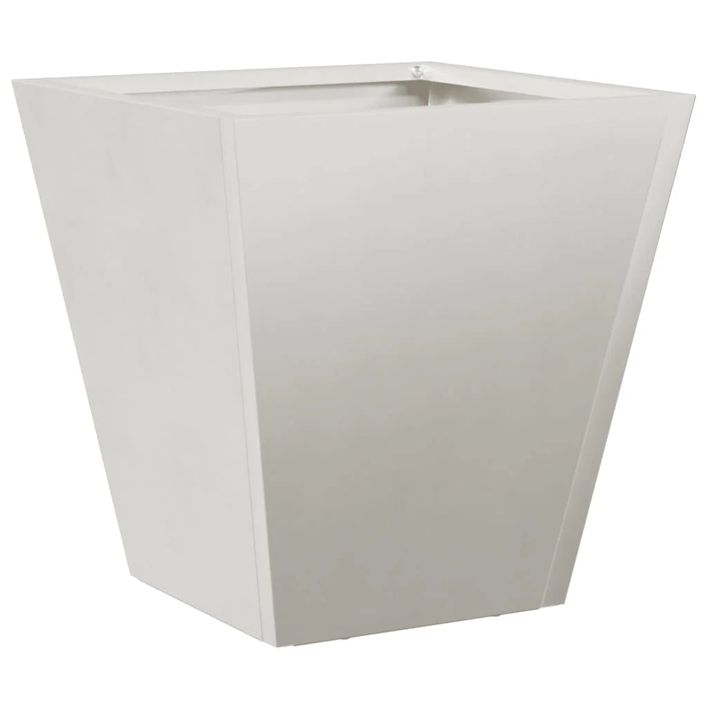 Fioriera rialzata per piante fiori terrazza giardino 30 x 30 x 30 cm acciaio inox grigio chiaro 02_0037492