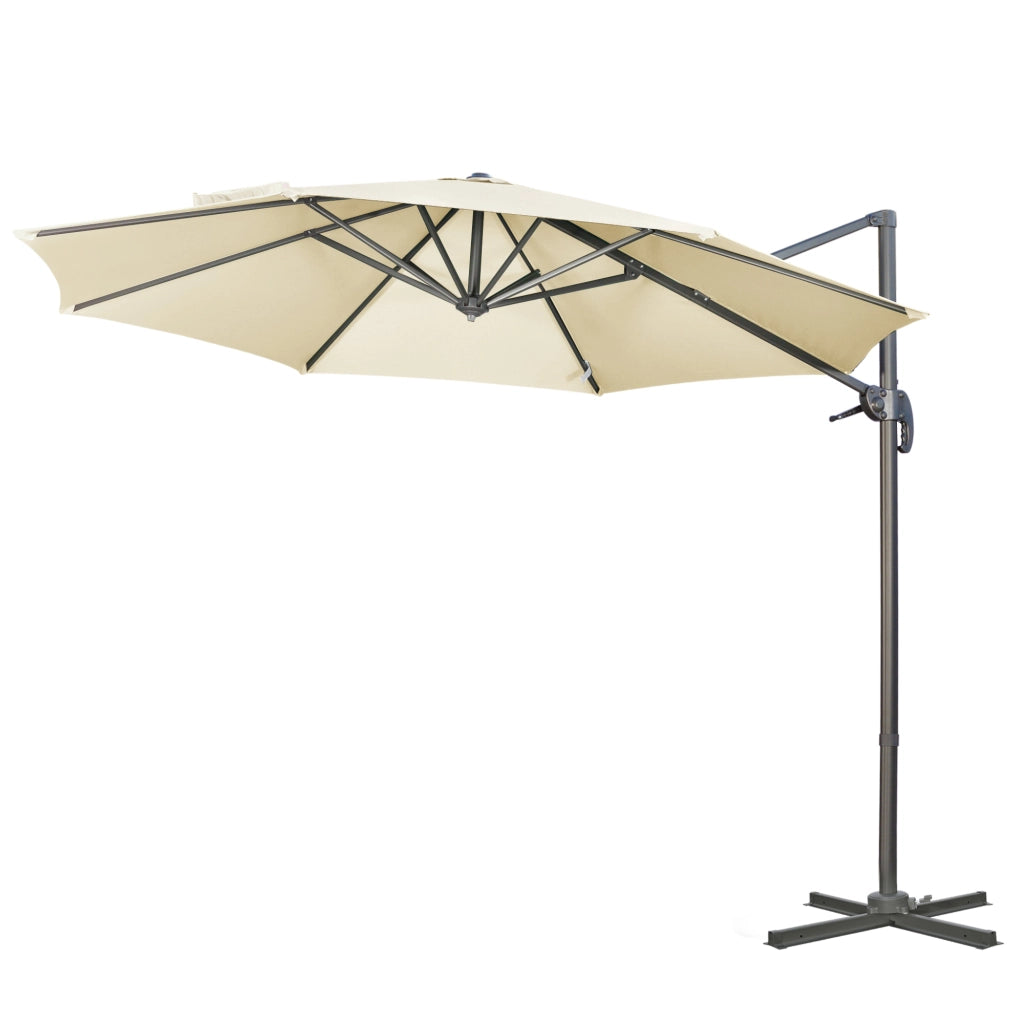 Ombrellone da Giardino ¨C Minimal ¨C Crema 300x250 cm