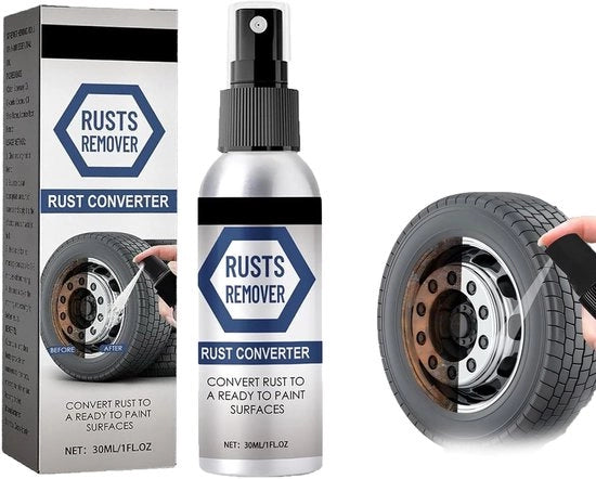 Rimozione Ruggine 30 ml - Distrattore Ruggine - Distrattore Ruggine per Auto - Distrattore Ruggine Multifunzionale - Azione Rapida - Rimuove Ruggine senza Danneggiare la Vernice - Distrattore Ruggine per Auto