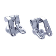 Set 2 cerniere in zinco cromato per copriwater in MDF