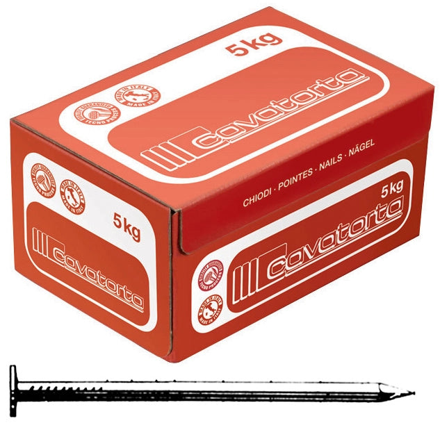 CHIODI TESTA PIANA 15X50  CAVATORTA- 5,0 kg