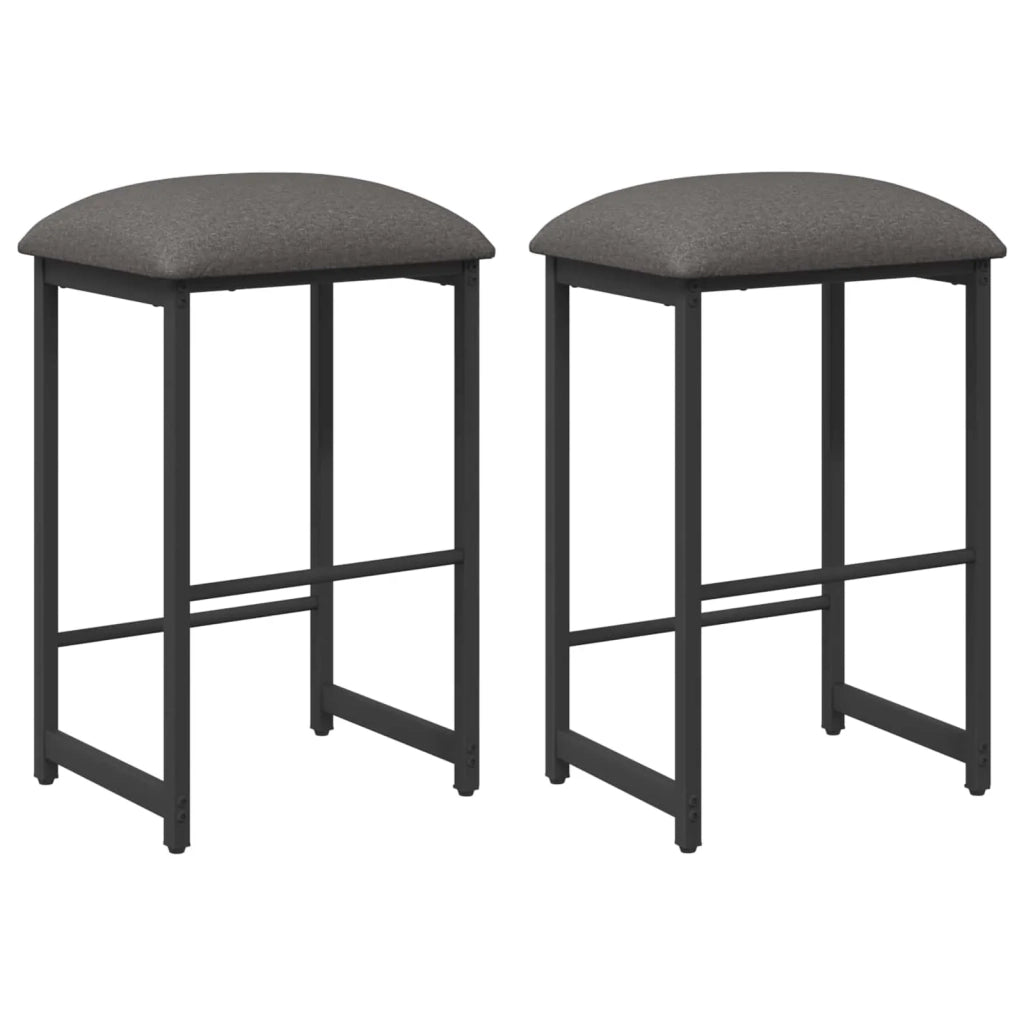Sgabello da bar 2 pcs Grigio Chiaro 40 x 32 x 74 cm 8006218