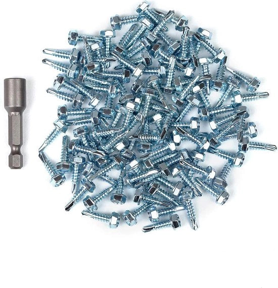 Assortimento di viti autoalimentanti da 100 pezzi