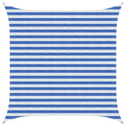 Telo Ombra Blu e Bianco 2,5 x 2,5 m HDPE 42032867