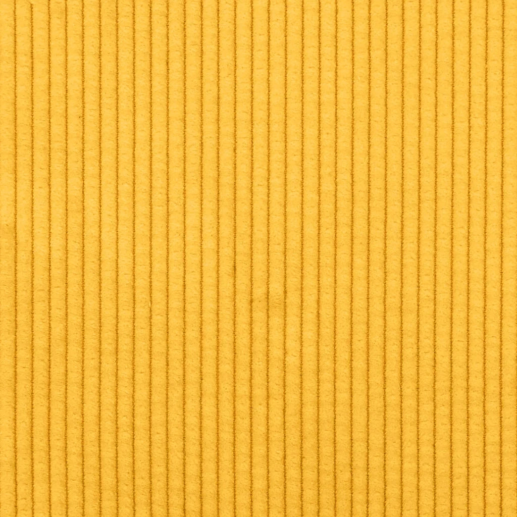 Divano Divanetto Giallo Chiaro 160x77x82cm Tessuto di Velluto a Coste 4105198