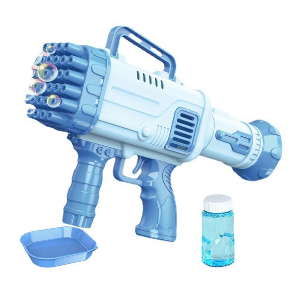 Trade Shop - Pistola Fucile Spara Bolle Di Sapone Sparabolle + 2 Ricariche Giocattolo Bambini -