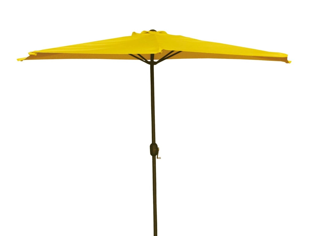 OMBRELLONE ALUMINIO MEZZALUNA GIALLO