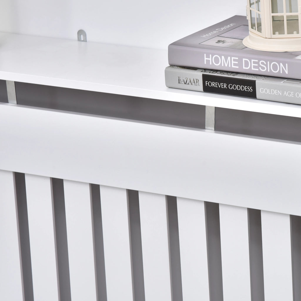 Copritermosifone a Doghe ¨C Minimal ¨C Bianco 112x19x81 cm