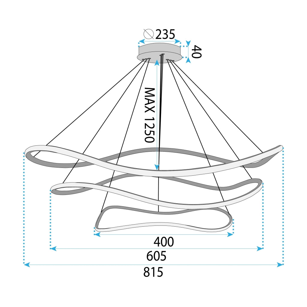 Lampada A Sospensione Lhj016-cp3 Nero