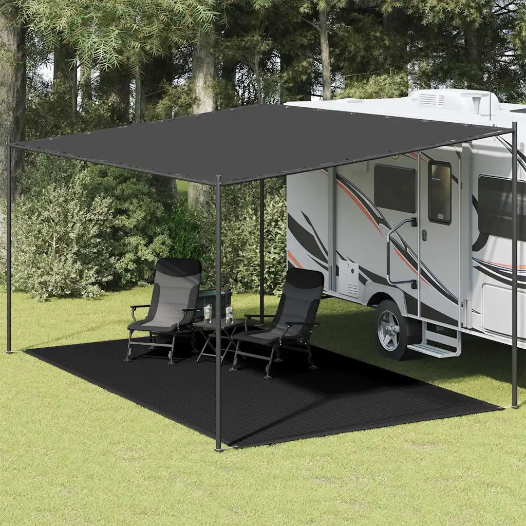 Tappeto da Tenda 300x500 cm Nero 310789