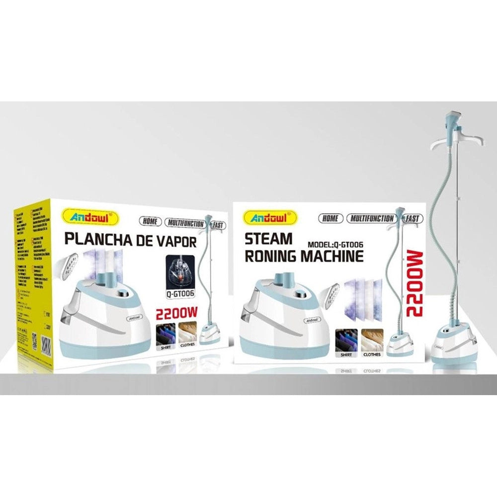 Trade Shop - Ferro Da Stiro Verticale A Vapore Portatile Multifunzione 2200w Serbatoio Da 1,8lt Q-gt006 -