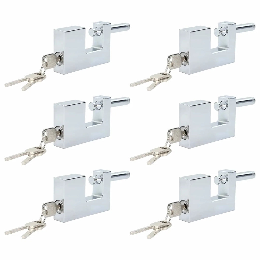 Lucchetto 6 pz Argento Acciaio CFW2219004