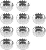 Set di pennelli per sapone 10 pezzi - Magnetici - In acciaio inossidabile - Corrosione resistente - Fori di scarico - Adatti per contenitori di sapone - Sapone box