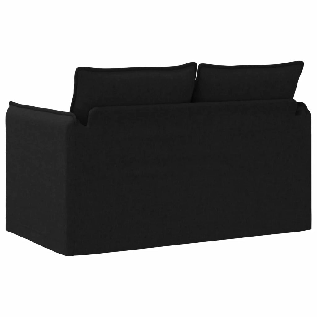 Divano Nero 136 x 82 x 85 cm Tessuto