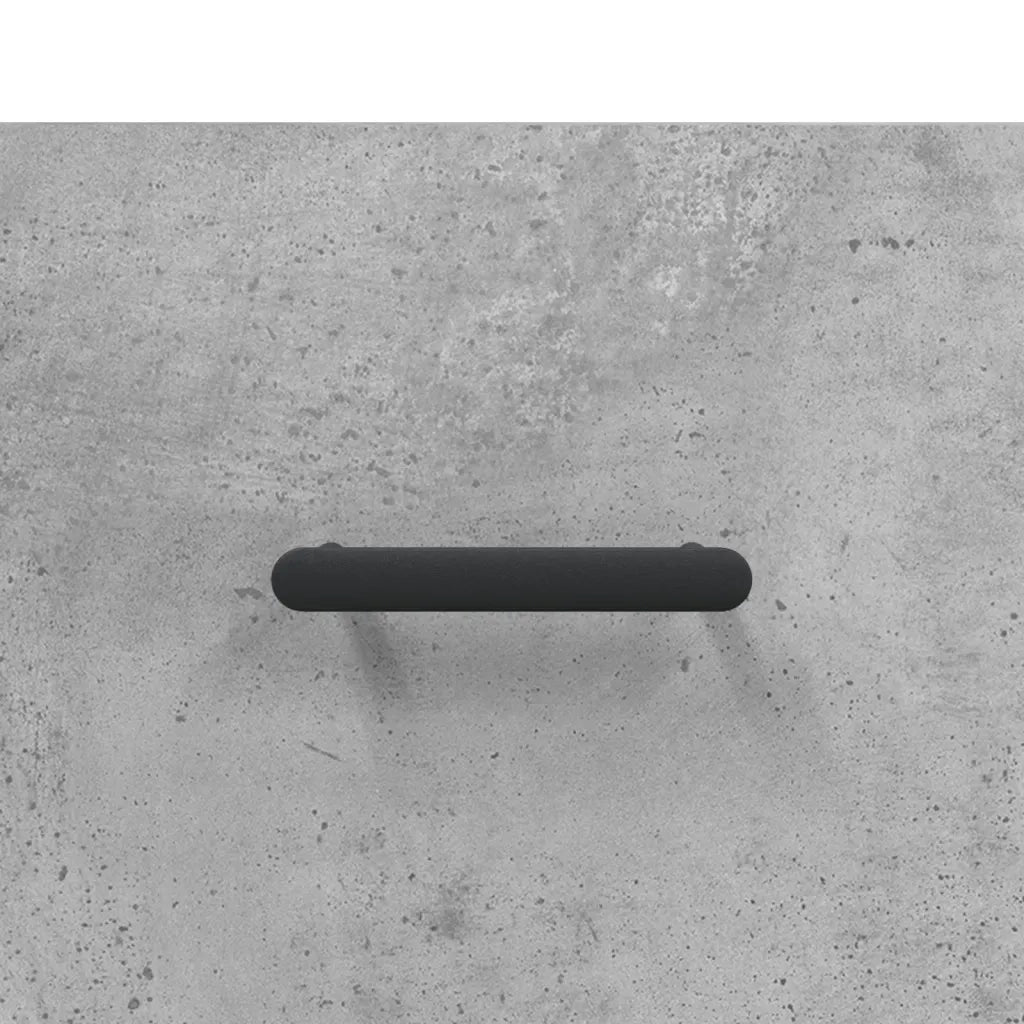 Comodino a Muro Grigio Cemento 35x35x20 cm 829844