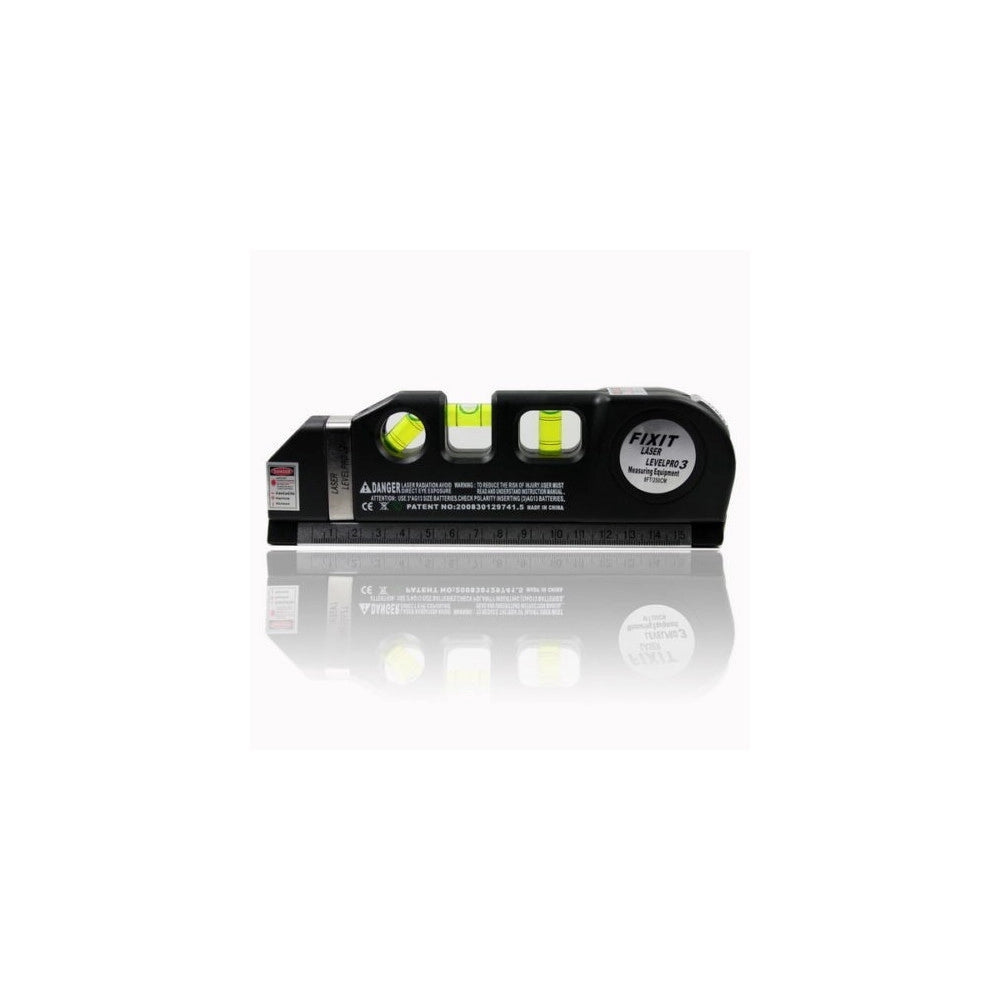 Trade Shop - Livella Laser Metro Multifunzione Pro 3 Bolle Multifunzione 3 Bolle Fai Da Te -