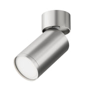 Maytoni Lampada Da Soffitto FOCUS S 1 Luce GU10 Argento Metallo