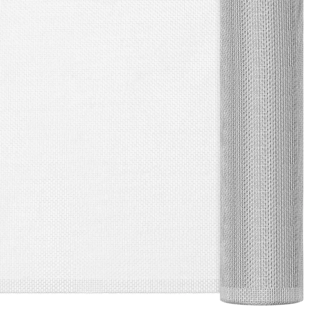 Zanzariera in Alluminio 80x2000 cm Argento 150850