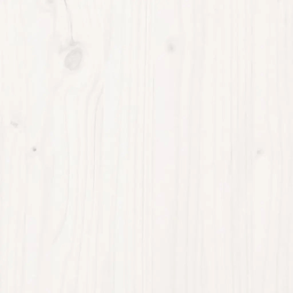 Giroletto senza Materasso-Struttura Letto Bianco 180x200 cm Legno Massello Pino 990537