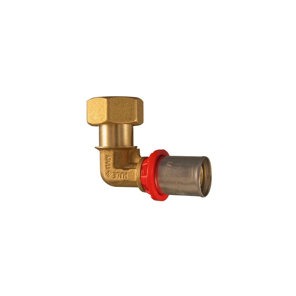 ADATTATORE CURVO SEDE PIANA A PRESSARE PER MULTISTRATO- 3/4 x 26- TDMB- pezzi 1