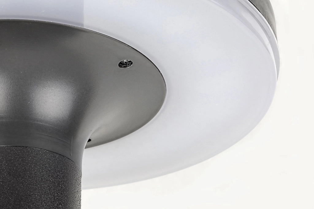 Applique LED solare 10W con sensore Alaska antracite