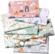 Patchworkstoffi in cotone, 8 pezzi, stoffe cartoon decorate per cucito, patchwork per cucire, 50 cm x 40 cm (B)