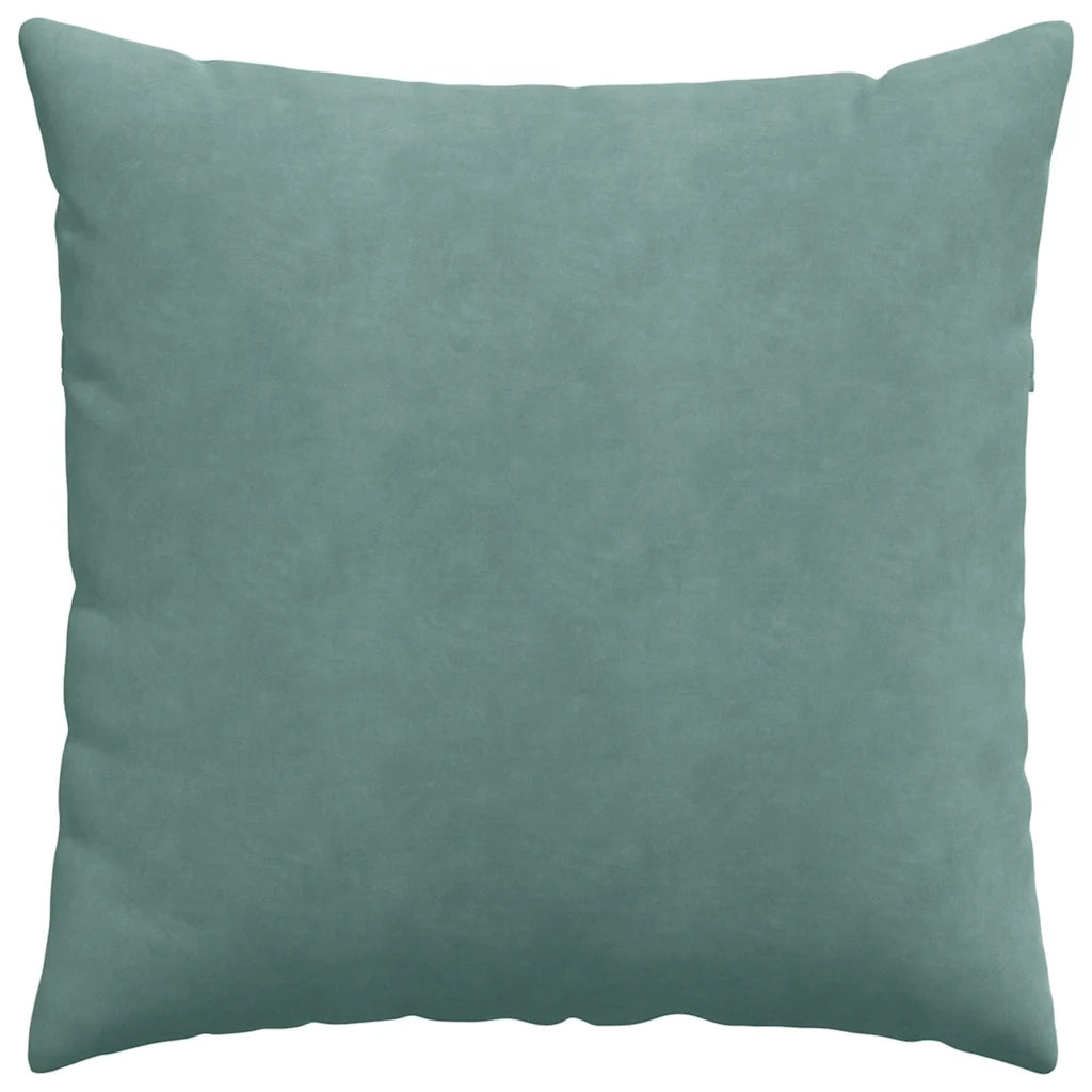 Cuscini da Divano 2 pcs Verde Mare 80 x 80 cm Tessuto in Cords 42014067