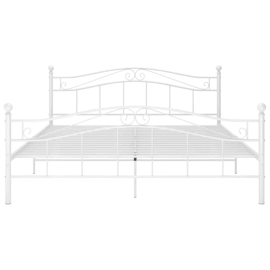 Giroletto-Struttura Letto Bianco in Metallo 140x200 cm 227051