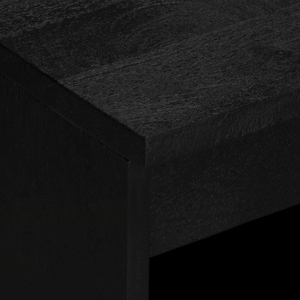 Credenza Nera 60x33x75 cm in Legno Multistrato 4017673