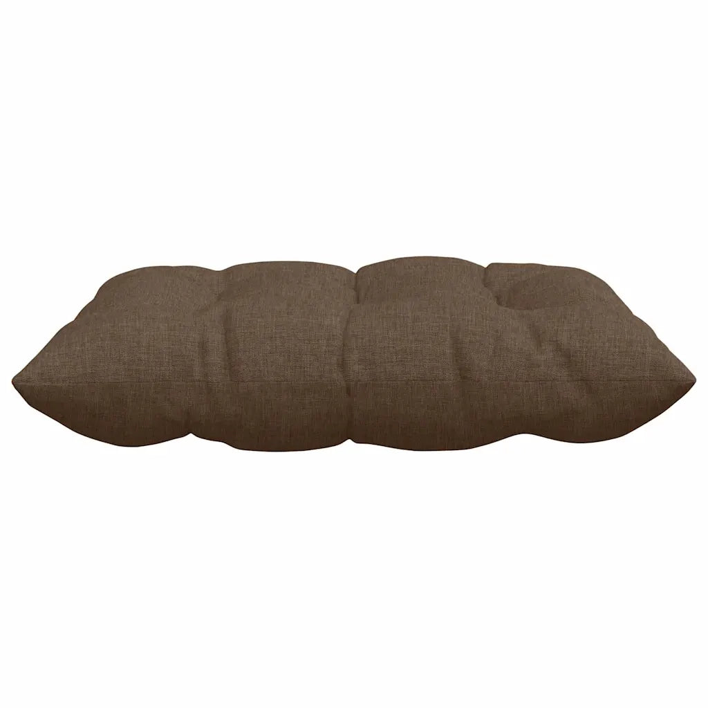 Cuscini per Seduta 4 pcs Marrone 40 x 40 x 6 cm Tessuto 42015150