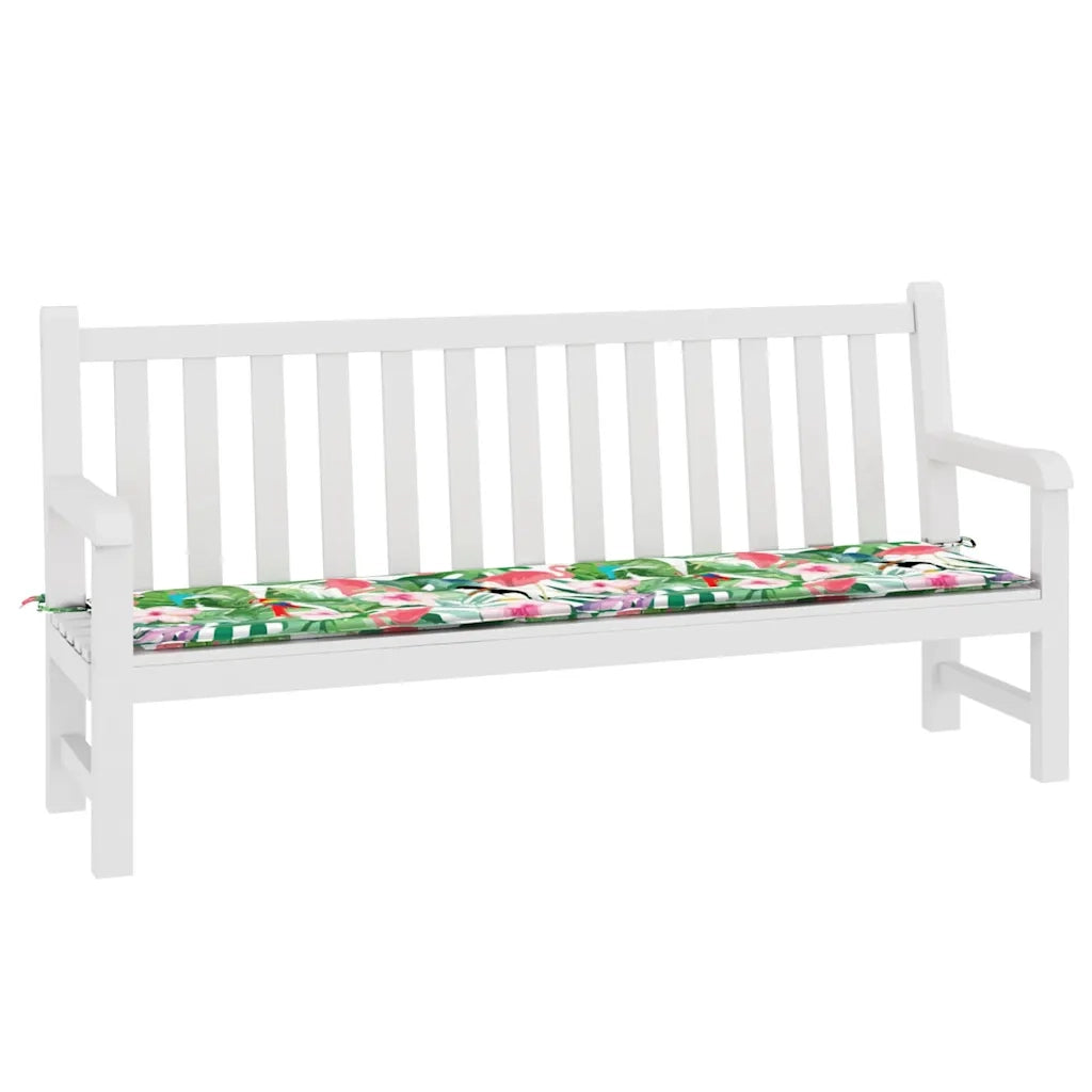 Cuscino per Panca da Giardino-Cuscini per panchina da esterno Multicolore 200x50x4cm in Tessuto