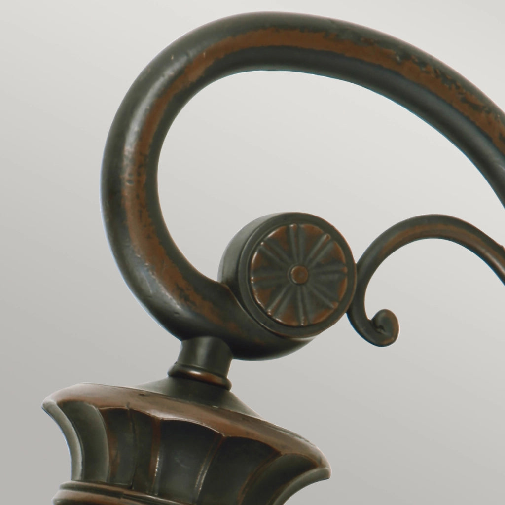 Applique esterna Philadelphia bronzo antico 3xE14 Elstead