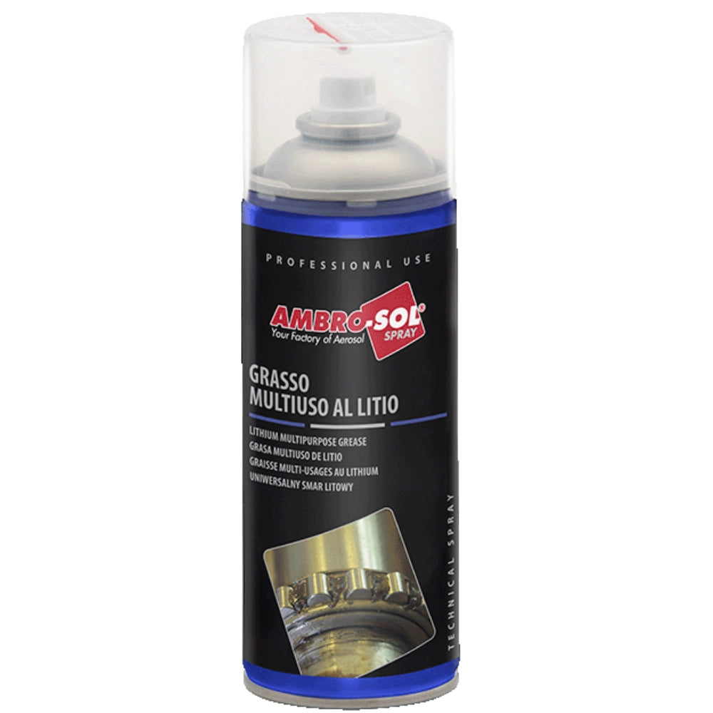 Grasso multiuso al litio spray per lubrificazione 400 ml