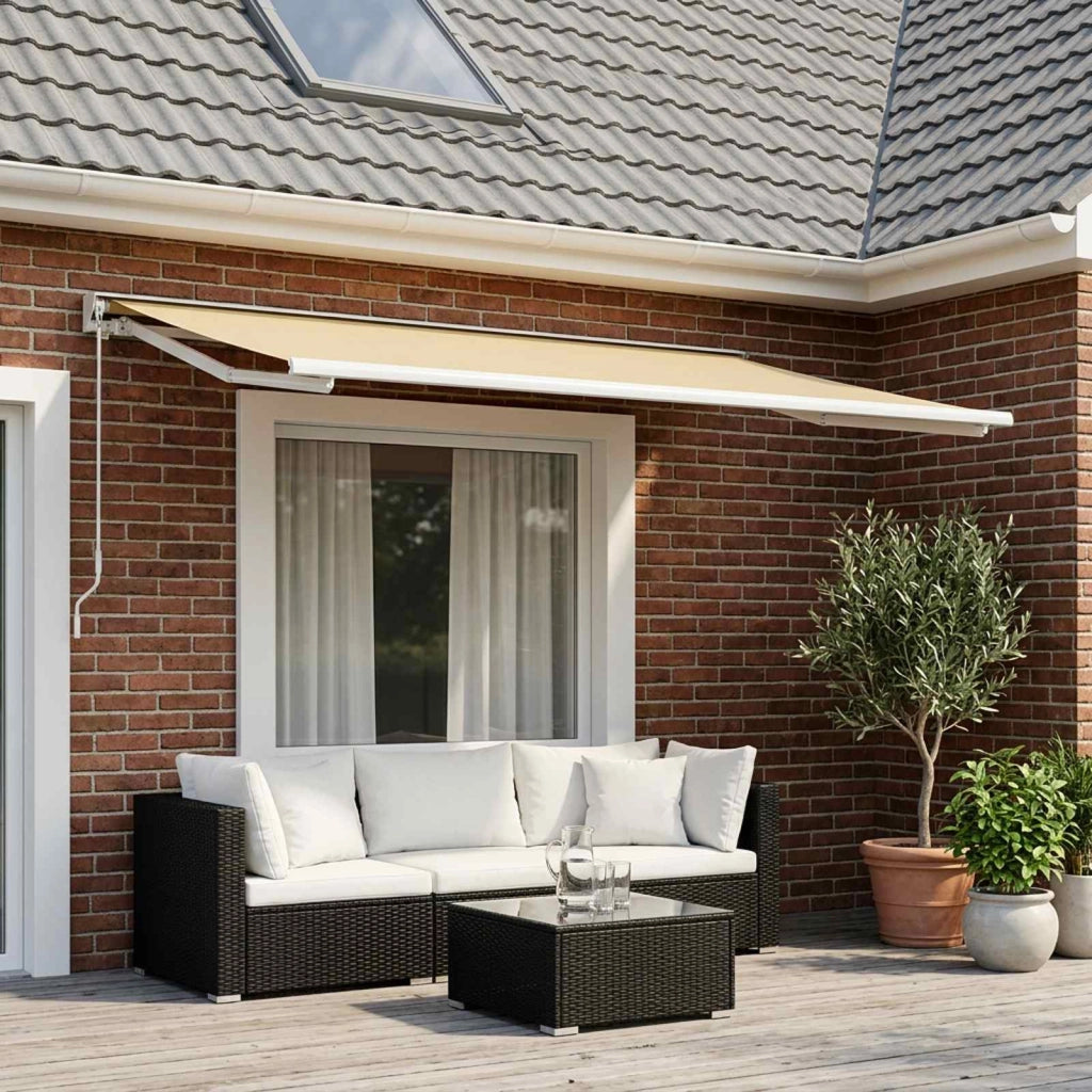 Telo di ricambio per tenda da sole Crema 500 × 300 cm 3444201