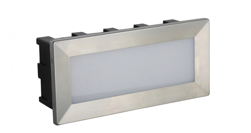 Lampada da incasso esterna LED 3,5W argento IP65 SU-MA