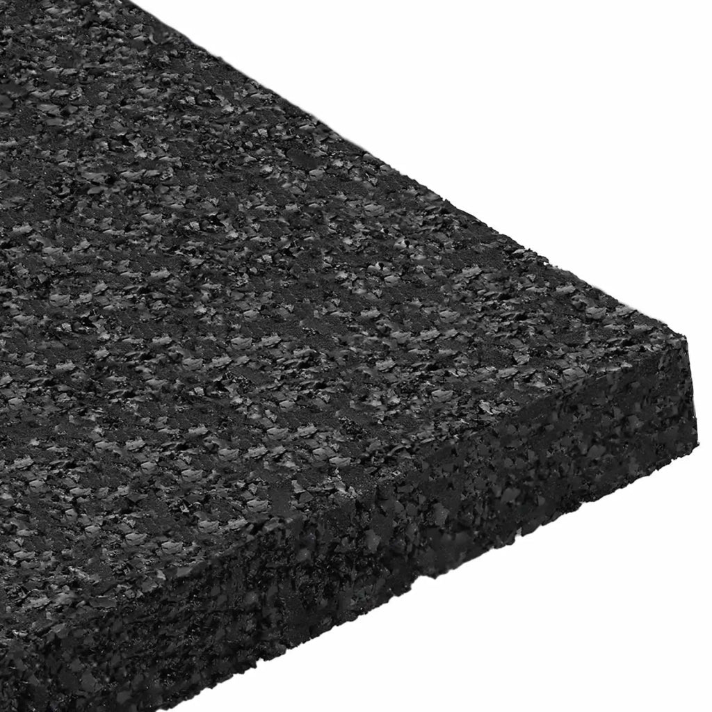 Pad per patio in granuli di gomma Nero 9 x 9 x 1 cm Gomma 42027233