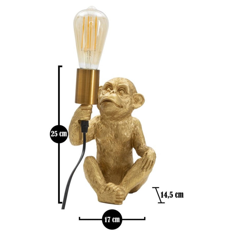 Lampadelle A Da Tavolo Monkey cm 17x14,5x25