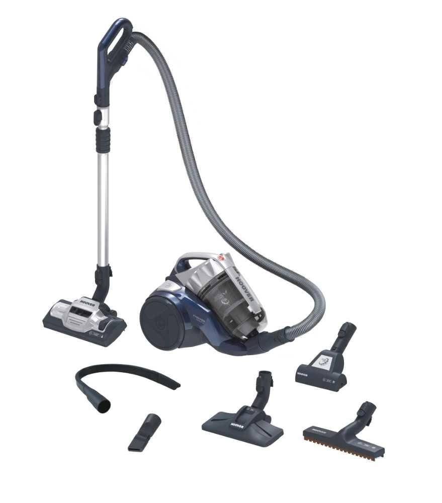 Hoover KS60HandCAR011 Khross Aspirapolvere a Cilindro Multiciclonico senza Sacco 1,8 L 450 W 78 dB colore Blu