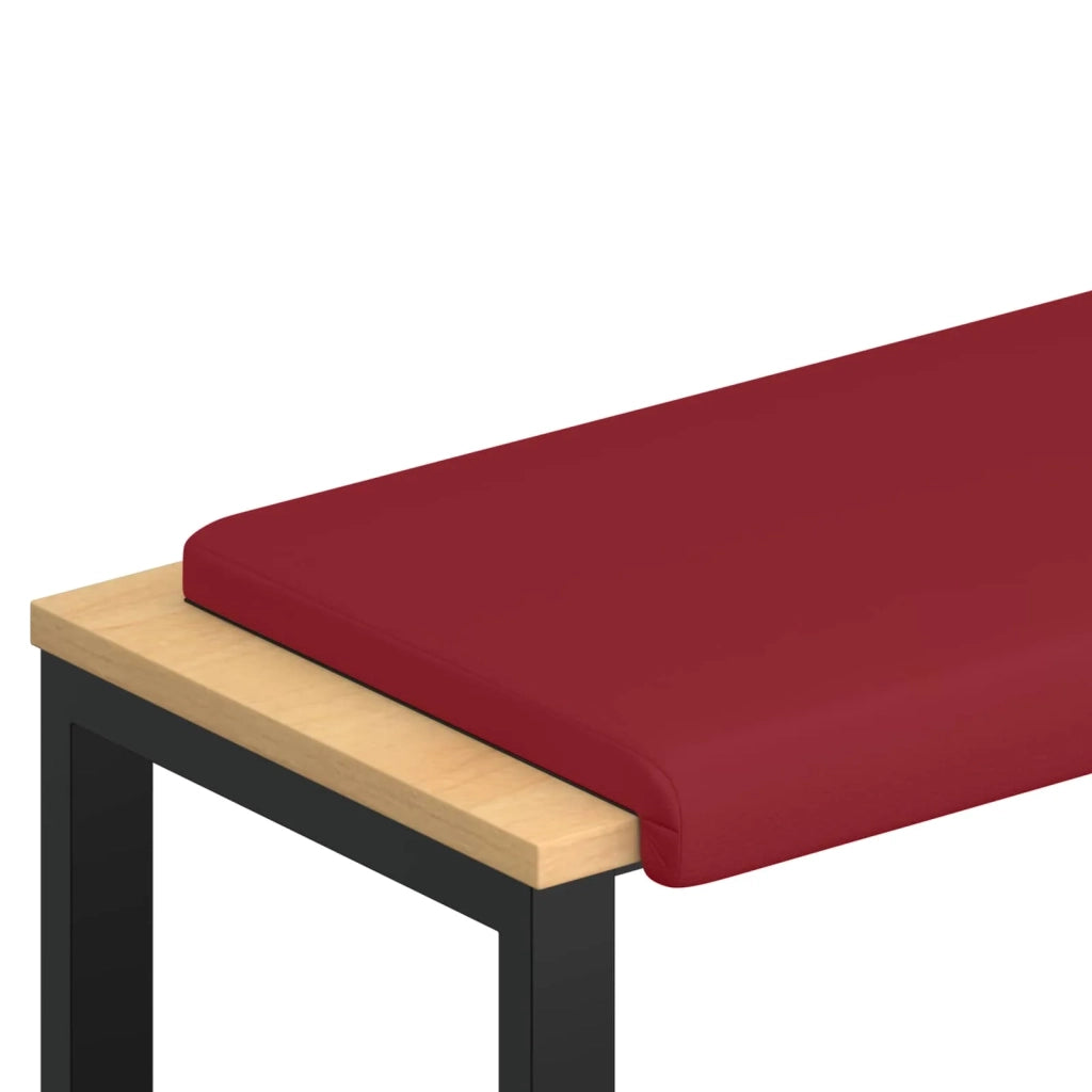 Cuscino per panchina Similpelle Rosso Vino Profondità 35 cm 42043268