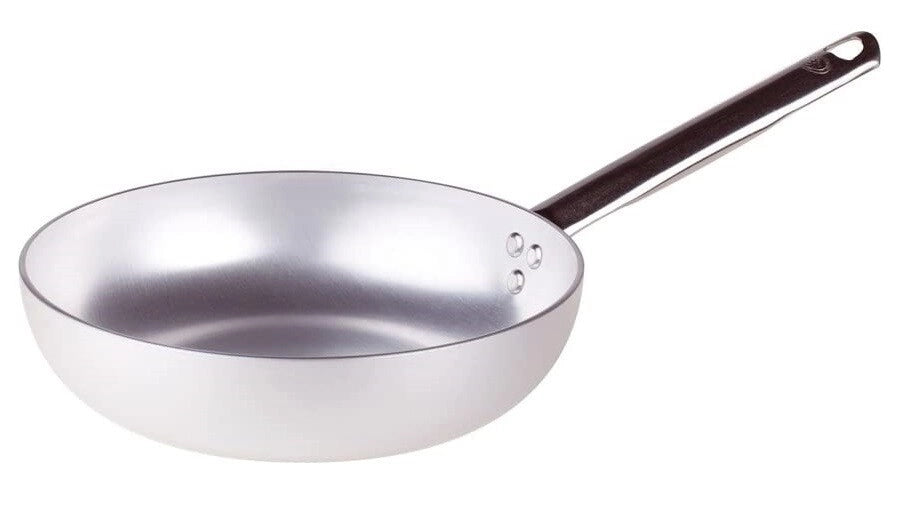 Padella Professionale in Alluminio Svasata Alta 40 cm Agnelli