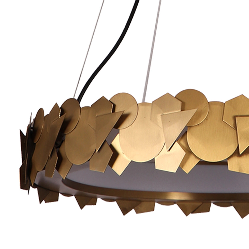 Lampada a sospensione Milagro SOHO LED 24W oro Ø50