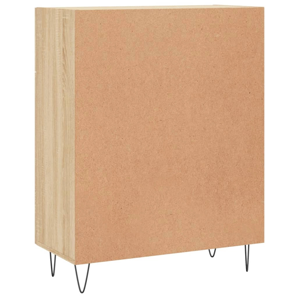 Buffet credenza cassettiera armadio mobile contenitore organizer cucina soggiorno rovere Sonoma 69,5 x 34 x 90 cm legno ingegnerizzato marrone 02_0031629