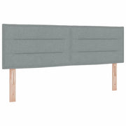 Testiera | Testata Grigio chiaro 144 cm Tessuto
