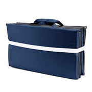 Materassino Lettino Prendisole Mare 58x190 cm Pieghevole Impermeabile con Maniglie – Cuscino Anti Sabbia e Anti Umidità per Spiaggia e Piscina Blu