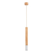 Lampada a sospensione Adori legno chiaro E14 10W Alfa