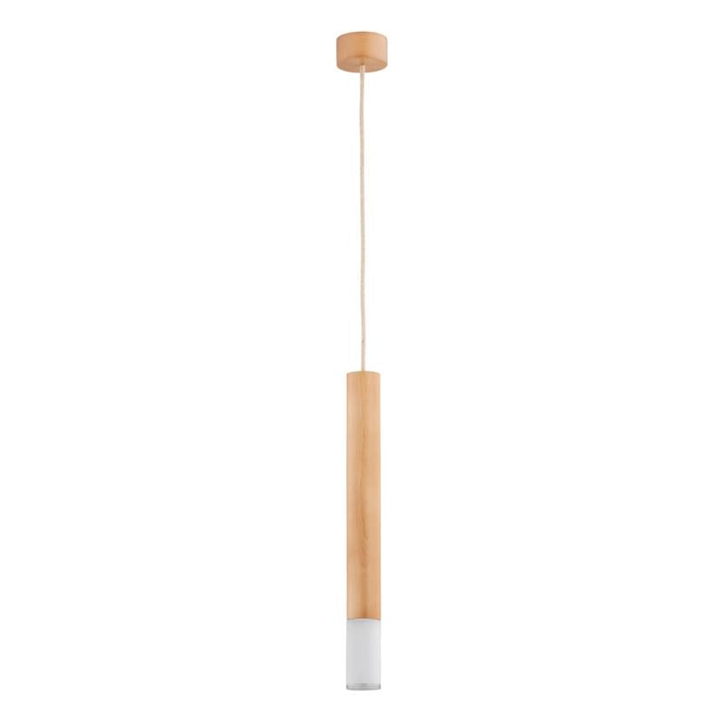 Lampada a sospensione Adori legno chiaro E14 10W Alfa