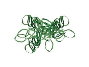 ELASTICI GOMMA VERDE- - ø mm.30 spessore mm.3x1,5 - 1 kg