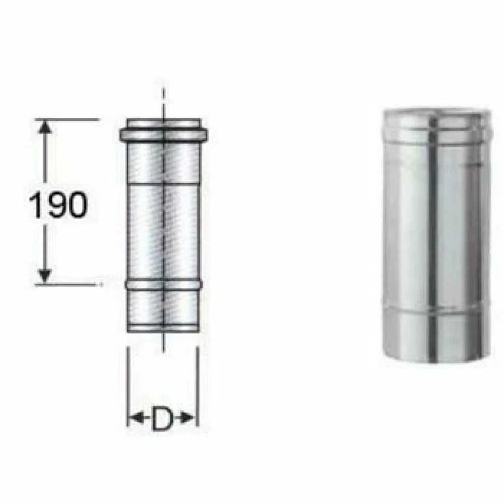 Inox mono parete aisi 316 tubo l .250 d.180 b08wzfb9gg