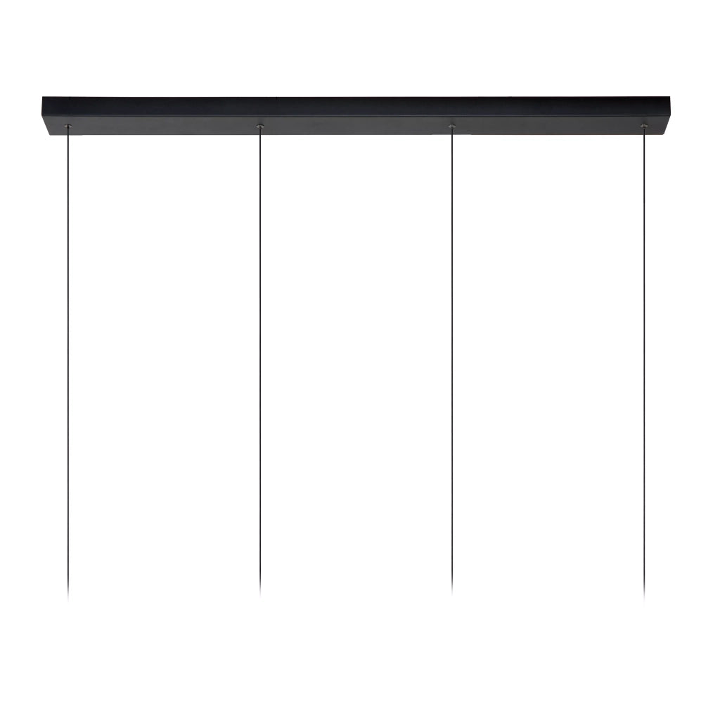 Lampada a sospensione Lorenz Lucide nera LED 16W dimmerabile